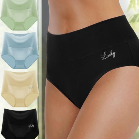 Womens Tummy-control Comfortable Breathable Briefs In Solid Colors