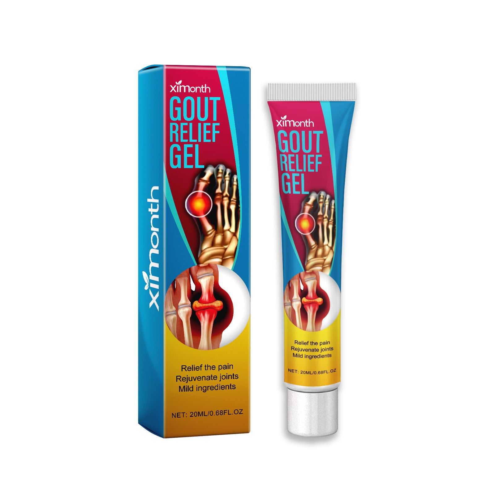 Foot Pain Care Gel Knee Muscles And Bones Ache